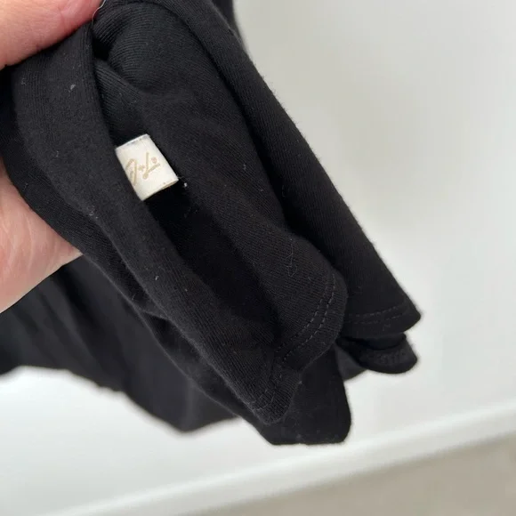 Jax + Lennon bamboo peplum black dress - Picture 6 of 10